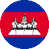 Vector Country Flag of Cambodia - Circle | Vector Countries ...